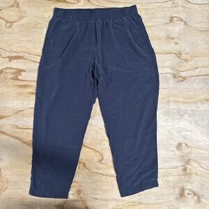 J Jill Sand Washed Xl Navy Pull In boats With Pockets